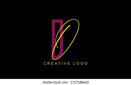 Initial Letter DO Linked Design Logo
