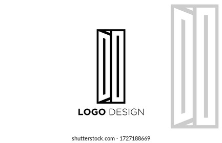 Initial Letter DO Linked Design Logo
