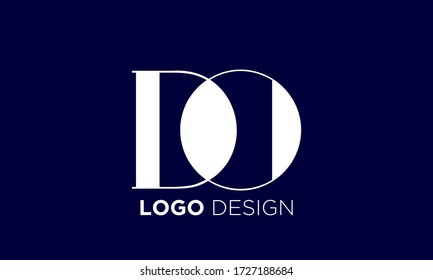 Initial Letter DO Linked Design Logo
