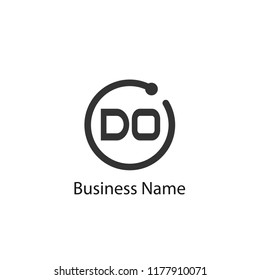 Initial Letter DO Logo Template Design