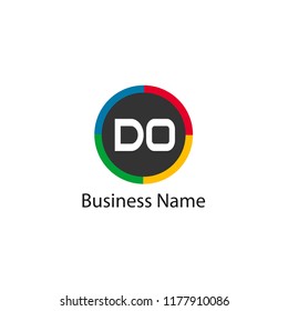 Initial Letter DO Logo Template Design