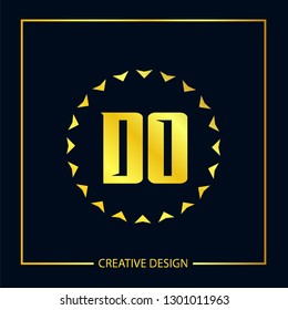 Initial Letter DO Logo Template Design