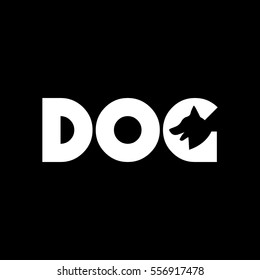 Initial Letter DOG Icon Logo