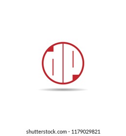 Initial Letter DP Logo Template Design