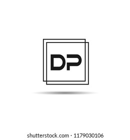 Initial Letter DP Logo Template Design