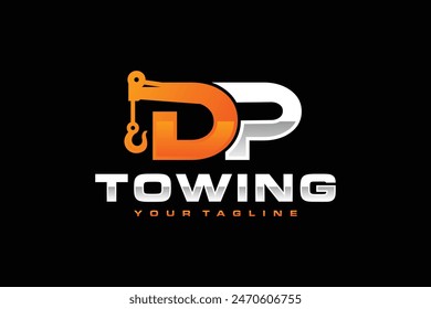 letra inicial DP towing logo