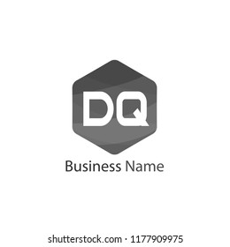 Initial Letter DQ Logo Template Design