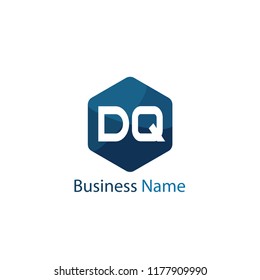 Initial Letter DQ Logo Template Design