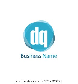 Initial Letter DQ Logo Template Design