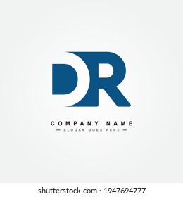 Initial Letter DR Logo - Simple Business Logo
