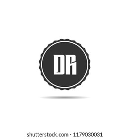 Initial Letter DR Logo Template Design