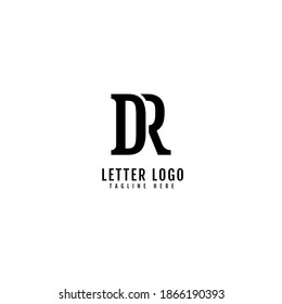 Initial Letter DR logotype Firmenname Monogramm Design für Unternehmen und Business Logo.