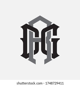 Initial Letter Drg Dgr Rdg Rgd Stock Vector (Royalty Free) 1748729411 ...