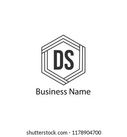 Initial Letter DS Logo Template Design
