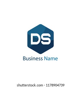 Initial Letter DS Logo Template Design