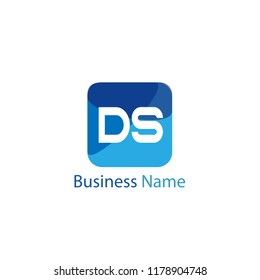 Initial Letter DS Logo Template Design