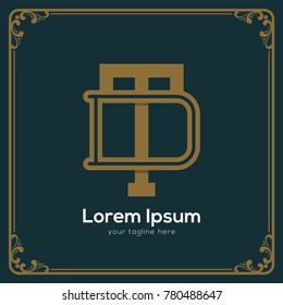 Initial letter DT logotype company name. Vector for company name.