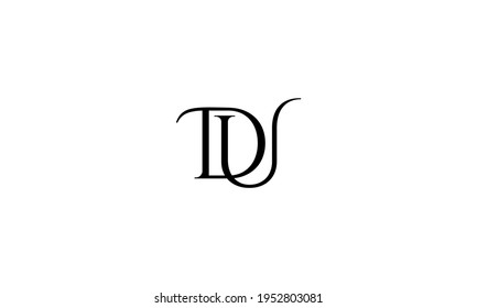 Initial Letter DU Logo Design