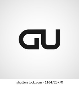Initial Letter DU Logo Template Design