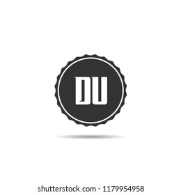 Initial Letter DU Logo Template Design