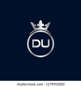 Initial Letter DU Logo Template Design