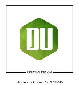 Initial Letter DU Logo Template Design