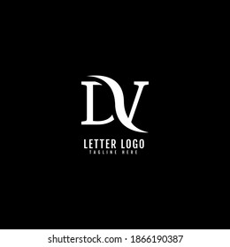 Initial Letter DV logotype company name monogram design for Company and Business logo.