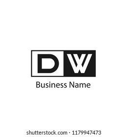 Initial Letter Dw Logo Template Design Stock Vector Royalty Free Initial letter dw logo template design stock vector royalty free