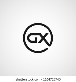 Initial Letter DX Logo Template Design
