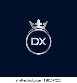 Initial Letter DX Logo Template Design