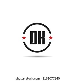 Initial Letter DX Logo Template Design