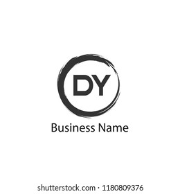 Initial Letter DY Logo Template Design