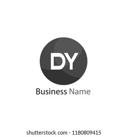 Initial Letter DY Logo Template Design