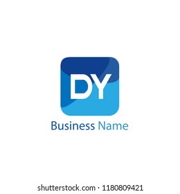 Initial Letter DY Logo Template Design