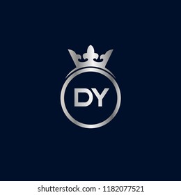 Initial Letter DY Logo Template Design
