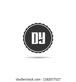 Initial Letter DY Logo Template Design