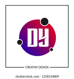 Initial Letter DY Logo Template Design