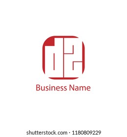 Initial Letter DZ Logo Template Design