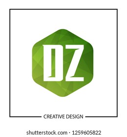 Initial Letter DZ Logo Template Design