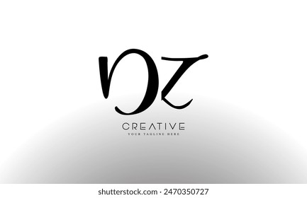 Letra inicial DZ logotipo nombre de la empresa diseño de monograma para la empresa y el logotipo de la empresa.
