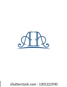 Initial Letter A and E Logo Design Template