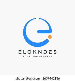 initial letter E I logo design with swoosh element . Creative Cut Design Vector Illustration. The logo can be used for business consulting and financial companies. -vector