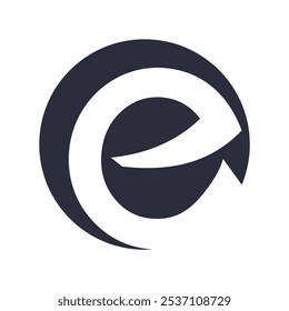 Initial Letter E Logo Design. E Logo Design. Letter E symbol.
Letter E. Initial Letter.
