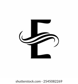 Initial Letter E Logo Design. E Logo Design. Letter E symbol.
Letter E. Initial Letter.