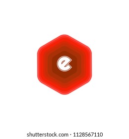 Initial Letter E Logo Icon Design Template Element