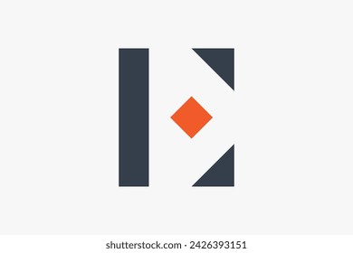 Initial Letter E Logo. Minimal Geometric Shapes isolated on White Background. Usable for Business and Branding Logos. Company or Corporate Identity. Flat Vector Logo Design Template Element.