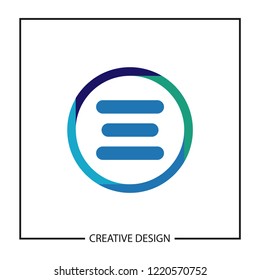 Initial Letter E Logo Template Design Vector Illustration