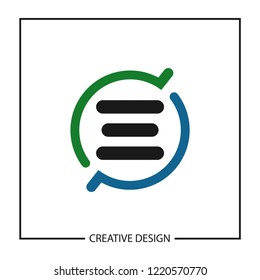 Initial Letter E Logo Template Design Vector Illustration