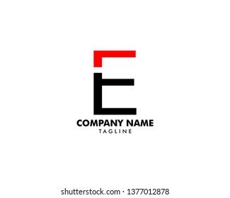 Initial Letter E Logo Template Design