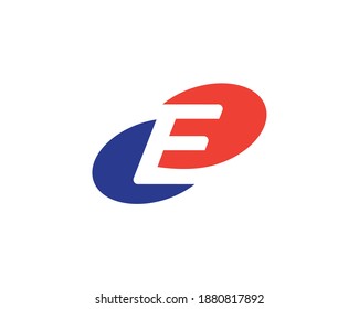 Initial letter E logo template suitable for businesses and product names. This stylish logo design could be used for different purposes for a company, product, service or for all your ideas.